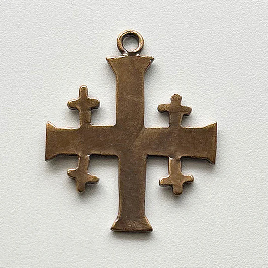 1 1/2" Jerusalem Cross Antique Vintage Model CR1003