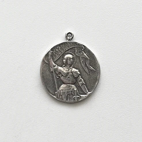 1 1/4" Joan of Arc Victory Medal - Antique Model ME1071