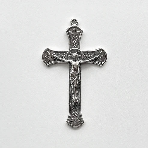 2" Western Europe Crucifix Antique Rosary Model CX1077