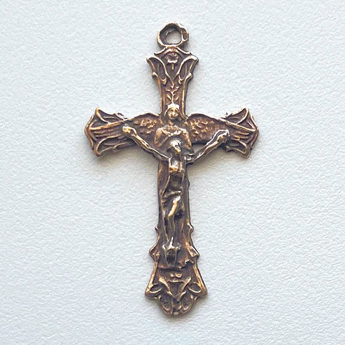 1" Small Angel Crucifix Antique Model CX1080