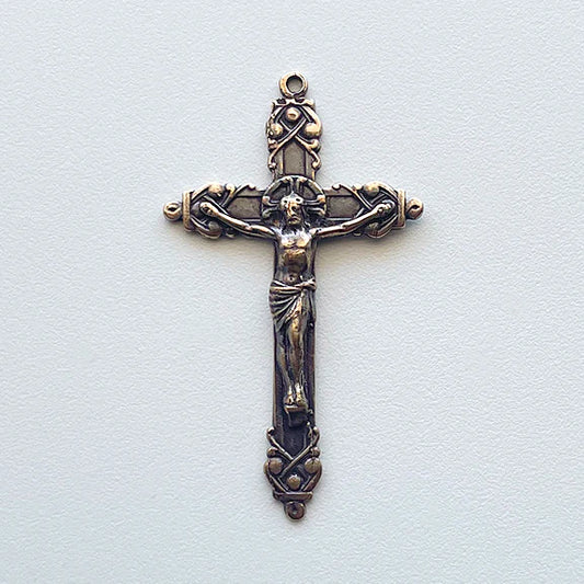 1 3/4" Elegant Crucifix Antique Model CX1086