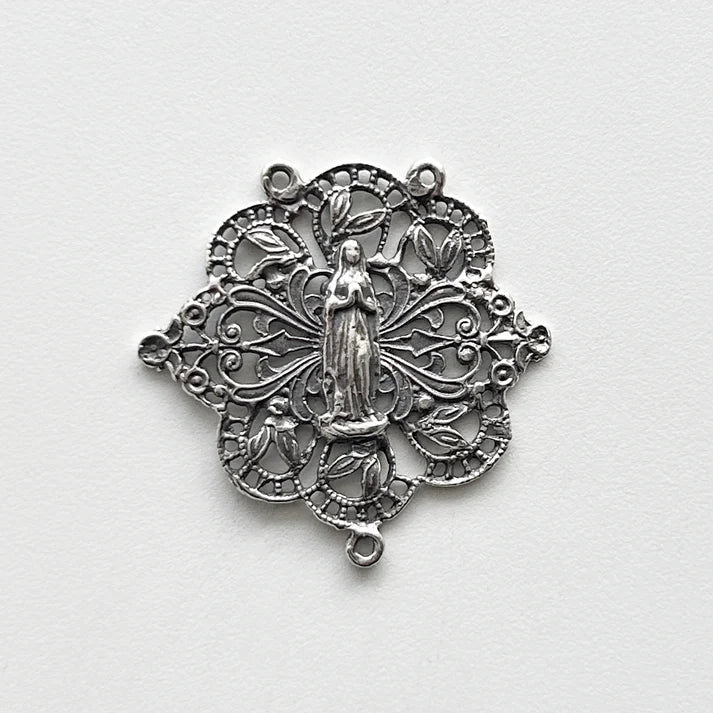 1 1/4" Filigree Antique Rosary Center Model CE1140