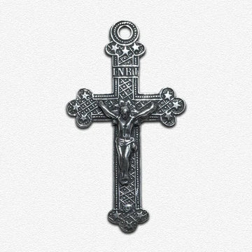 1 3/4" Stars Crucifix Antique Model CX1283