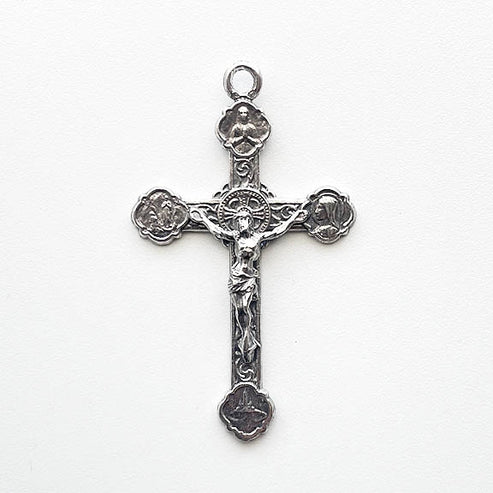 2 1/4" Lourdes France Crucifix Antique Colonial Spanish Model CX1523