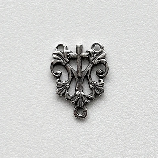 1/2" Tiny Small Antique Rosary Center Model CE216