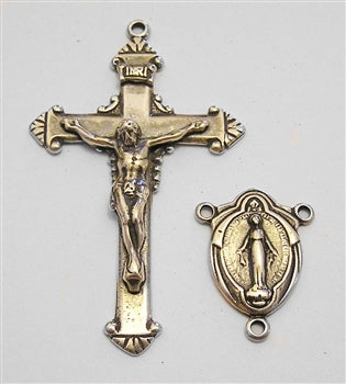 1 3/4" Small Art Deco Rosary Parts Set 242-247