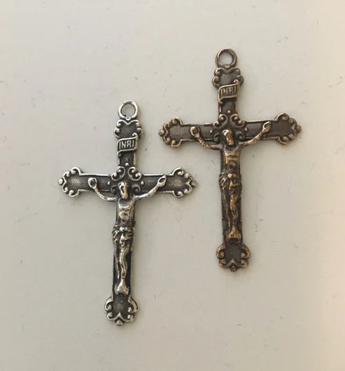 1 5/8" Small Crucifix Antique Model CX279