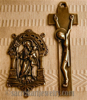 2 1/2" Saint Joseph Rosary Parts Set 307-372
