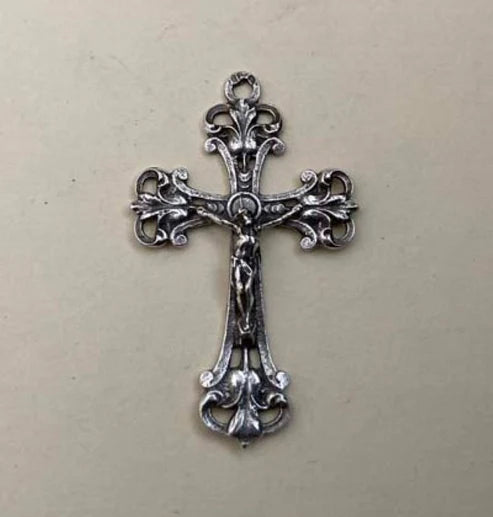 1 1/2" Baroque Crucifix Antique Model CX319