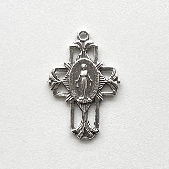 1 1/8" Miraculous Mary Cross ME333