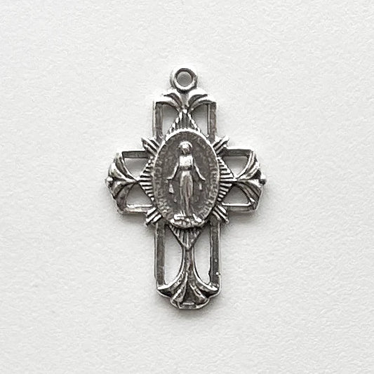 1 1/8" Miraculous Mary Cross ME333