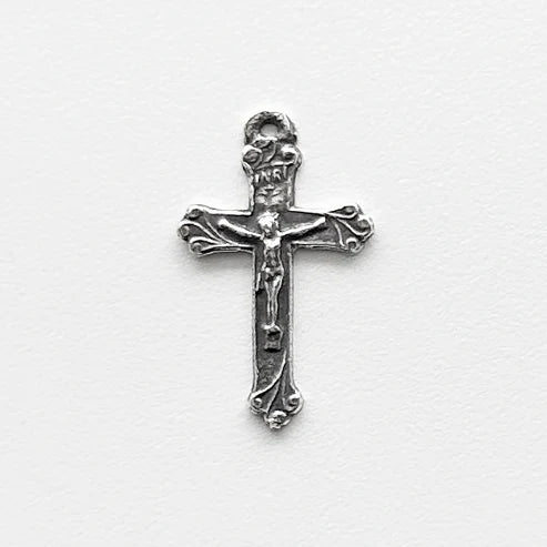 7/8" Tiny Crucifix Antique Model CX415