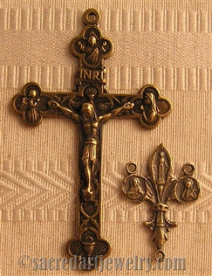 2 1/4" First Communion Rosary Parts Set 452-566