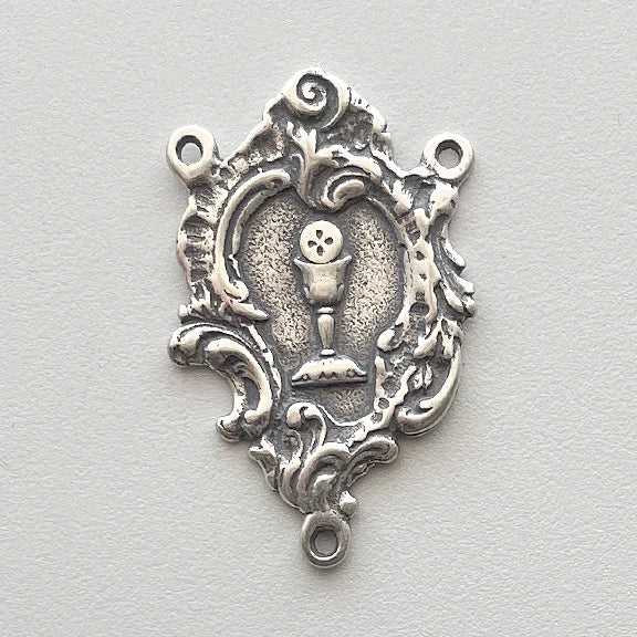 1 1/4" Eucharist Chalice Antique Rosary Center Model CE572