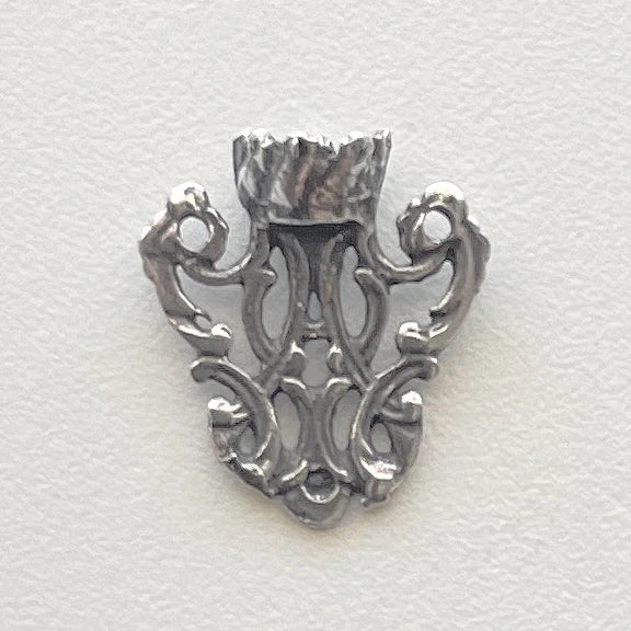 1/2" Small Crown Antique Rosary Center Model CE629