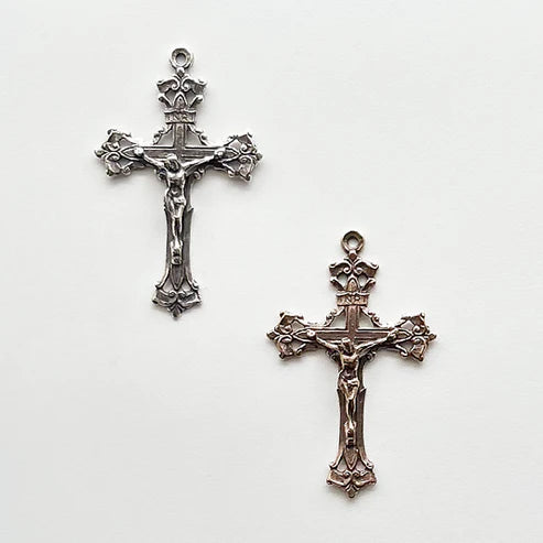 1 3/4" Old Roma Crucifix Antique Model CX635