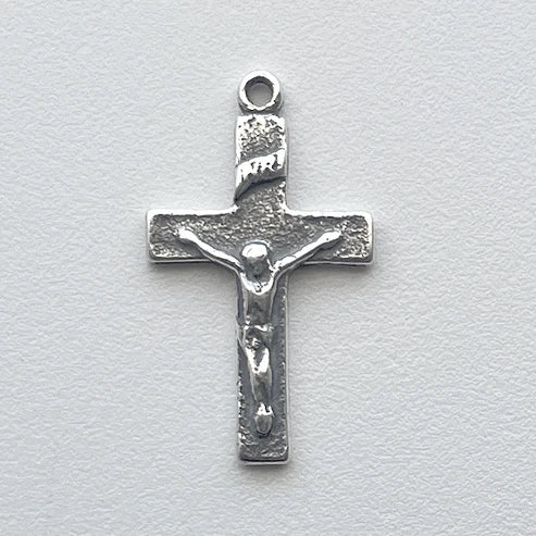 7/8" Tiny Small Simple Crucifix Antique Model CX706