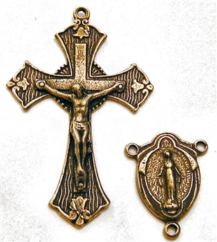 1 3/4" Miraculous Mary Rosary Parts Set 736-247