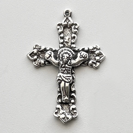 1 3/4" Small Latin Crucifix Antique Model CX983