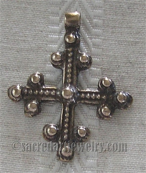 1 1/2" Coptic Trinity Pendant Antique Vintage Model CR473