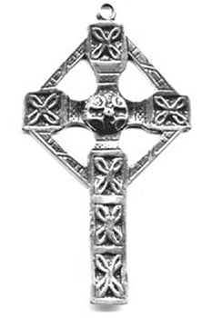 2 1/2" Irish Celtic Large Cross Pendant Antique Vintage Model CR500