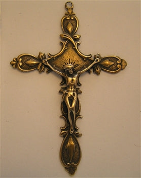 2 7/8" Big Crucifix Victorian Antique Model CX803