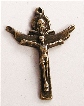 1 1/4" Trinity Crucifix Antique Model CX876