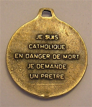 1" I Am a Catholic Medal - Antique Model ME1009
