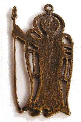 1 3/4" St Michael Antique Medallion ME1052