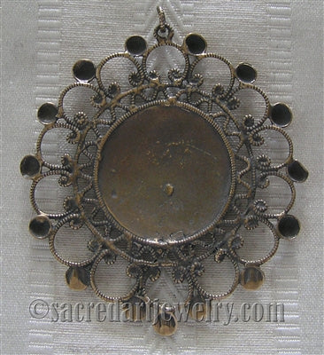 2 1/2" St Anthony Medal - Antique Model ME1067