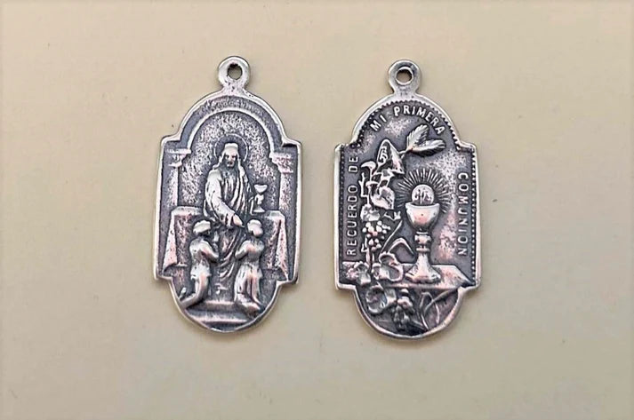 1" First Communion Medal - Antique Model ME031