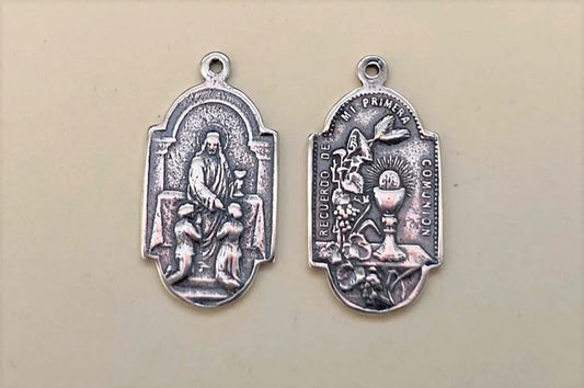 1" First Communion Medal - Antique Model ME031