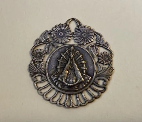 1 1/2" Our Lady of Lujan Medal - Antique Model ME066