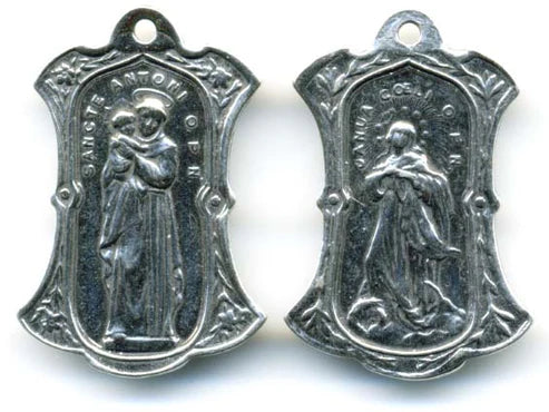 1 1/4" St Anthony Medal - Antique Model ME099
