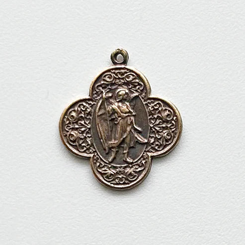 1" Saint Raphael Medal - Antique Model ME1011