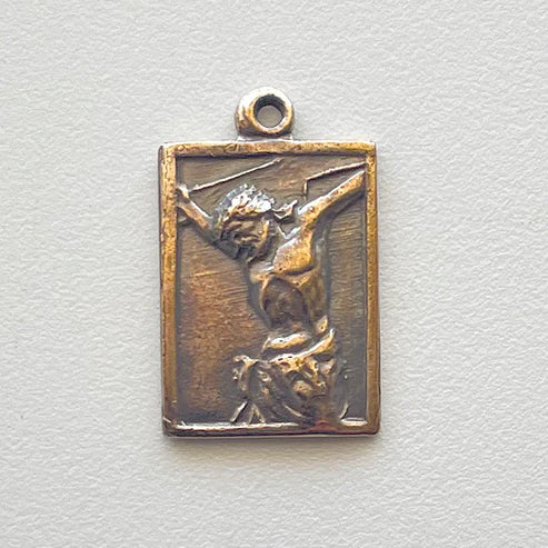 3/4" Jesus Passion Medal â€“ SantÃ­simo Cristo del Buen Viaje - Antique Model ME1012