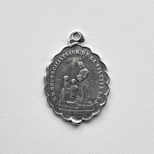 1" Our Lady of La Sallette Medal - Antique Model ME1015