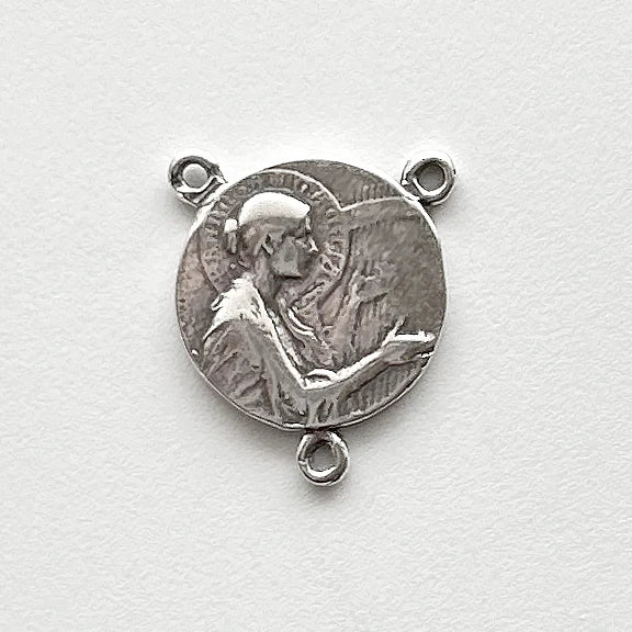 7/8" St Cecilia Antique Rosary Center Model CE1075