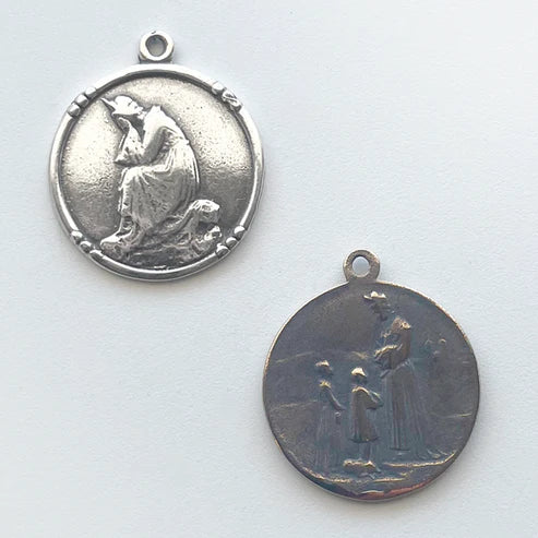 1 1/4" Our Lady of La Salette Medal - Antique Model ME1098