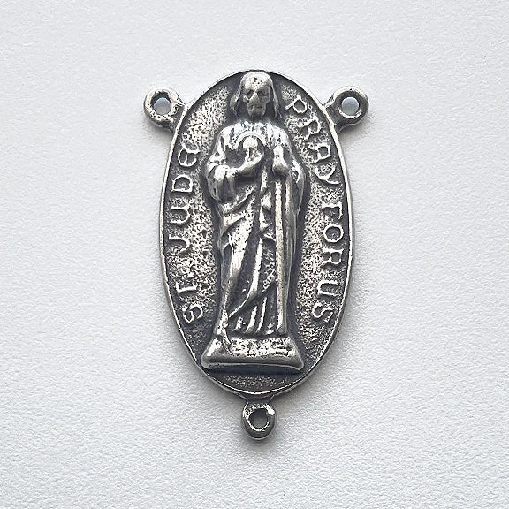 1 1/4" Saint Jude Antique Rosary Center Model CE1150