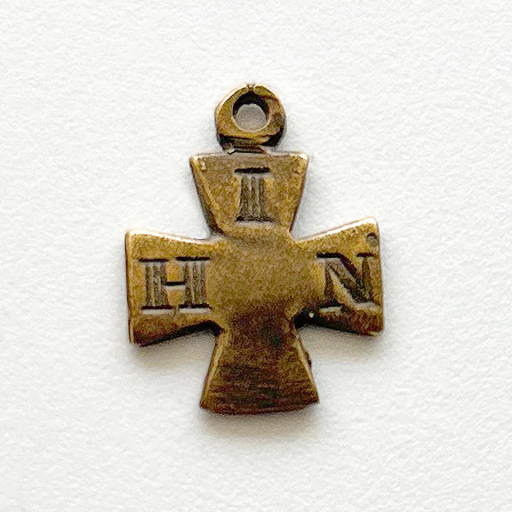 5/8" Tiny Templar Maltese Cross IHN Antique Model CR1181