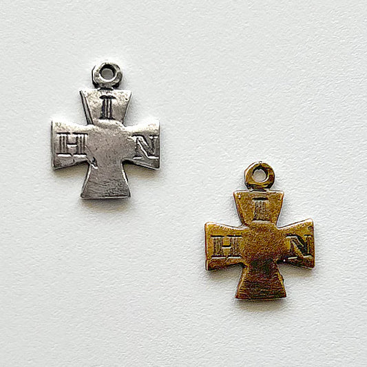 5/8" Tiny Templar Maltese Cross IHN Antique Model CR1181