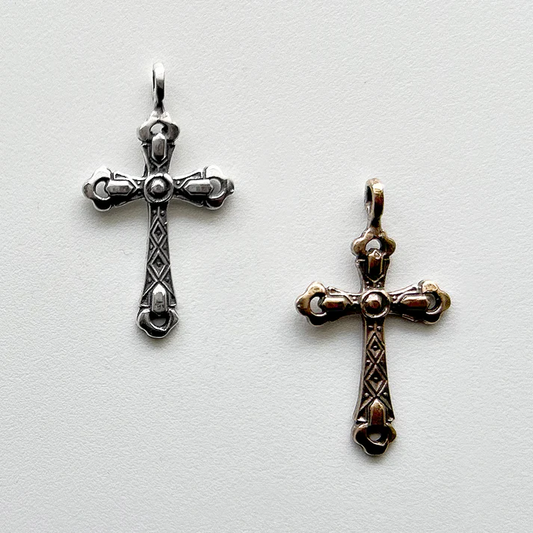 1 1/4" Diamond Cross Antique Model CR1326