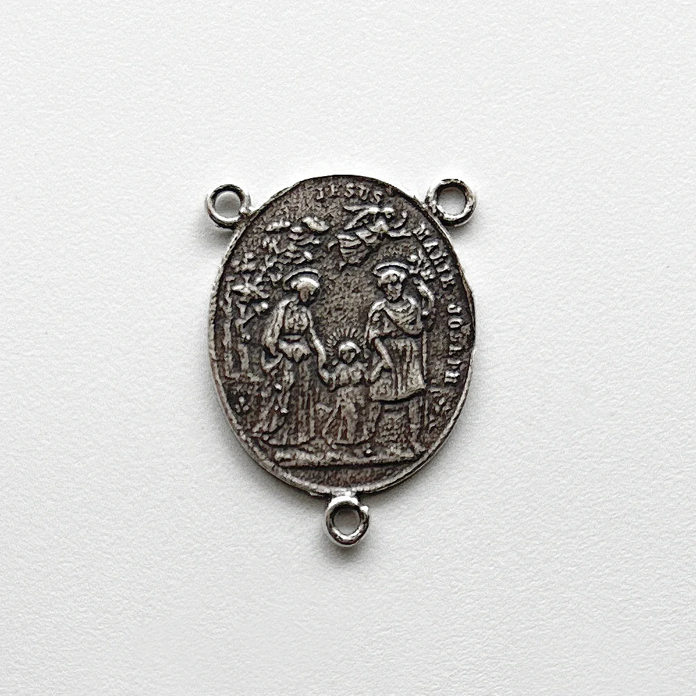 1"  St. Joseph of the Oak / Holy Family with Angel Ã¢â‚¬â€œ Antique Rosary Center Model CE1442
