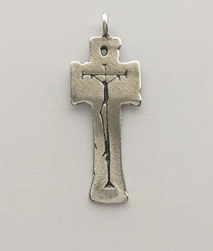 1 3/4" Southwest Crucifix Pendant Antique Model CX1515