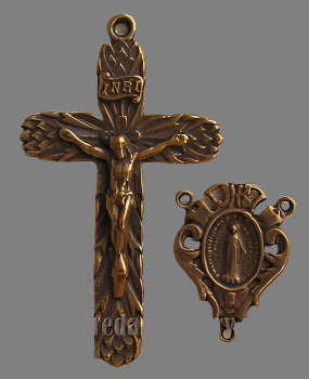 2 1/8" Thistles Rosary Parts Set 283-609