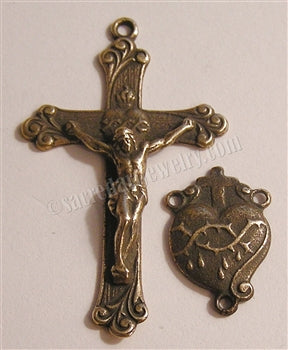 1 1/2" Sacred Heart Rosary Parts Set 316-613