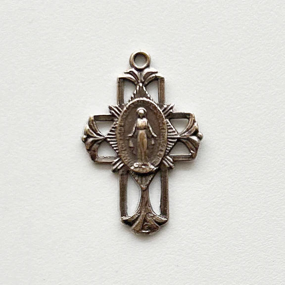 1 1/8" Miraculous Mary Cross ME333