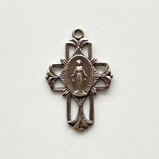 1 1/8" Miraculous Mary Cross ME333