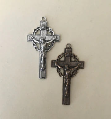 1 3/4" Handmade Crucifix Antique Model CX379